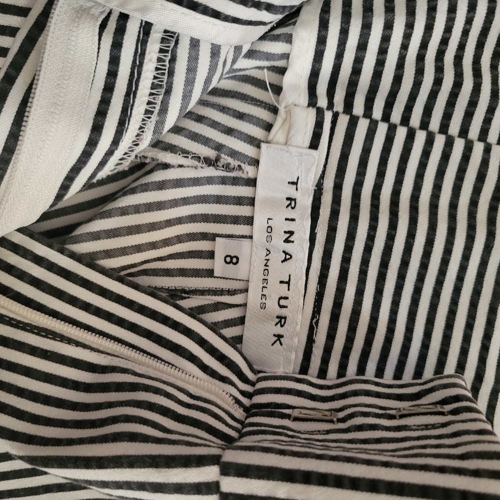 Trina Turk Striped Cropped Pants
